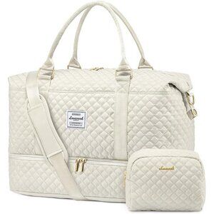 LOVEVOOK Travel Duffle Bag,Weekender Bags for Women with Shoe Compartment